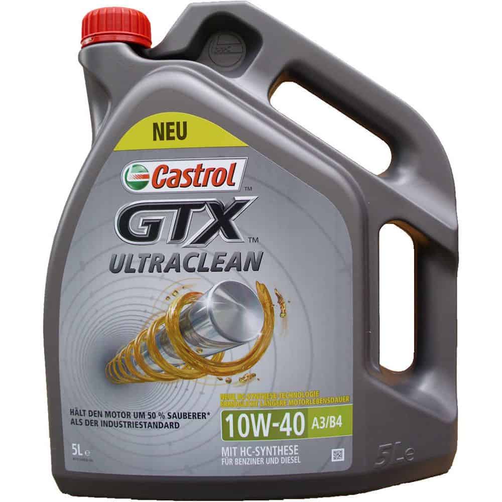 poster CASTROL GTX ULTRACLEAN 10W40 5L