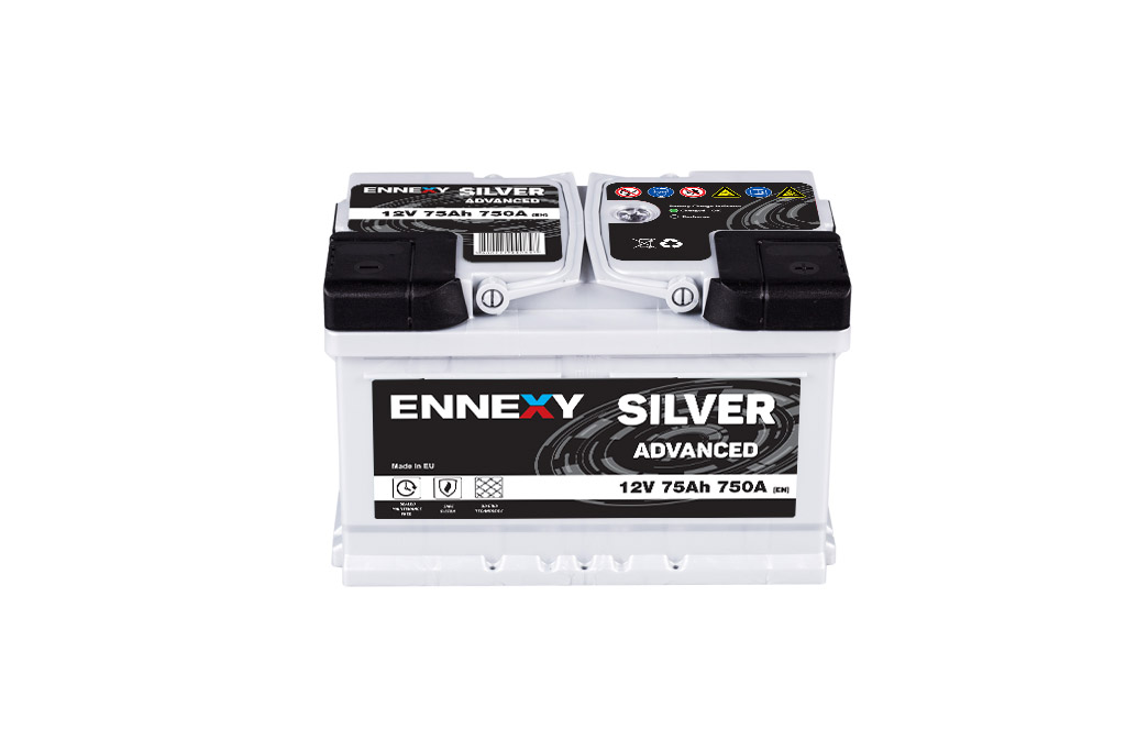 poster Ennexy Silver Advanced 12V 75AH 750A