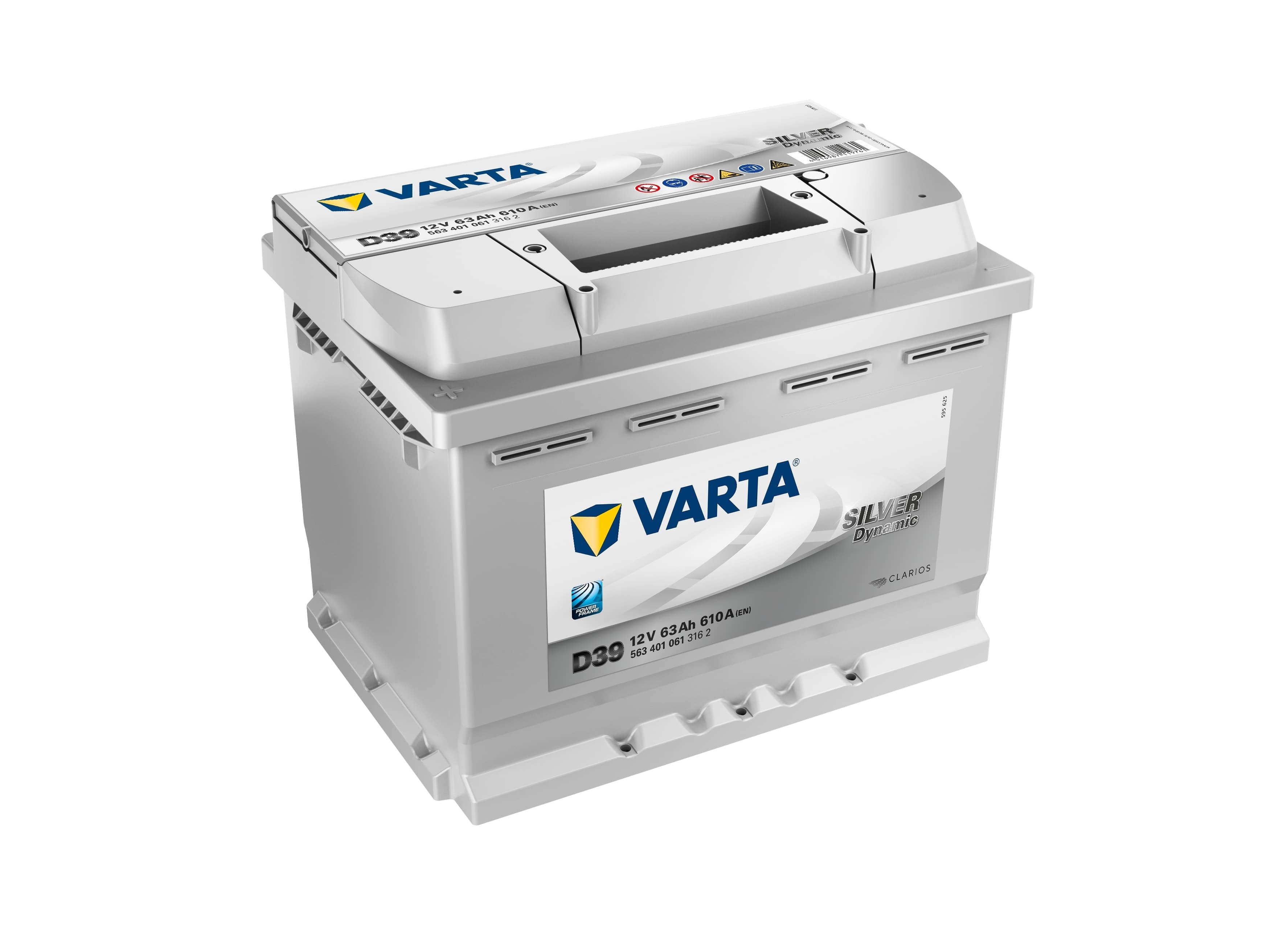 poster Varta Silver Dynamic 12V 63AH 600A D39 /л+/, 563 401 061